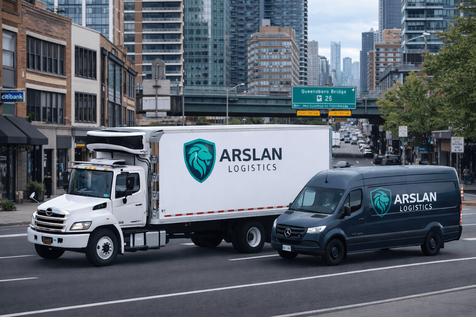 Arslan Logistics fleet in Queens, New York