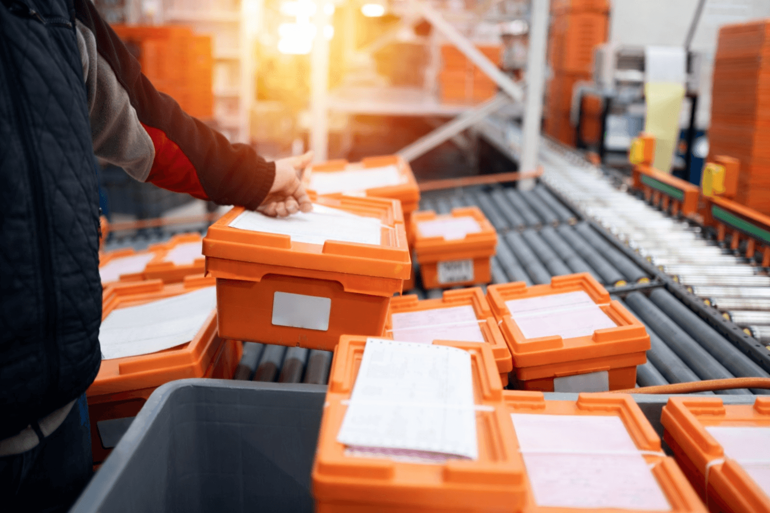 Warehouse distribution and sorting operations
